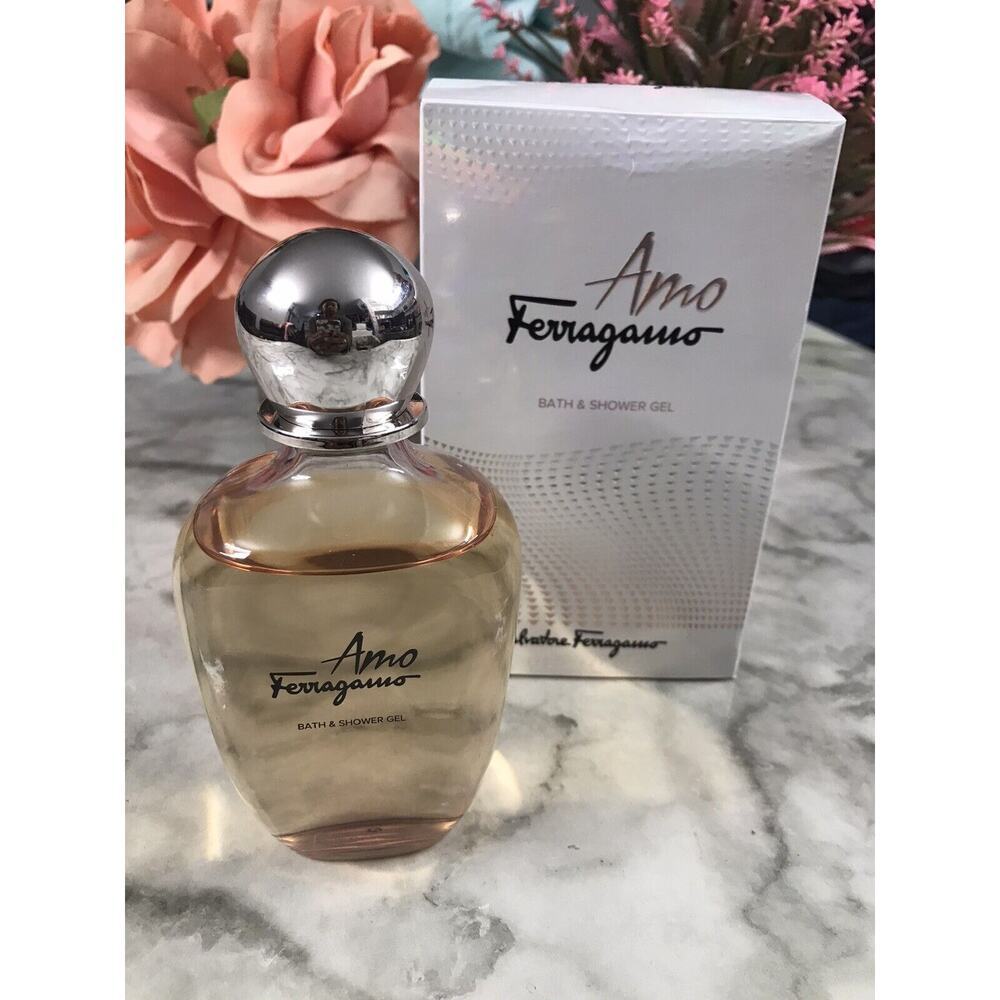 Amo Ferragamo By Salvatore Ferragamo Bath & Shower Gel 6.8oz 200ml. New In Box
